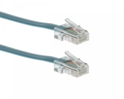 Cisco Console Replacement Rollover Cable Rj45 RJ45  M/M 7' 7ft -  72-1259-01  - Image 1 of 2