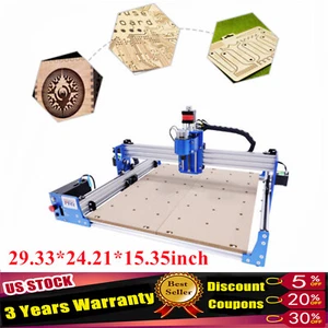 3 Achsen 4040 Holzschnitzfräsmaschine CNC Router Graveur Gravur Schneiden - Bild 1 von 17