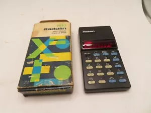 VINTAGE Radofin 1610 Electronic Calculator With Box WORKS - Picture 1 of 2