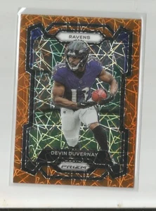 2023 Panini Prizm DEVIN DUVERNAY naranja Lazer Prizm - Imagen 1 de 1