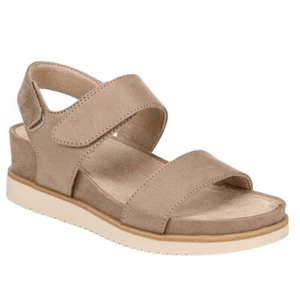 Soul Naturalizer 10 Kaila Sandali Donna Beige Zeppe Cinghie Regolabili - Foto 1 di 12