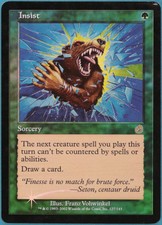 Insist FOIL Torment PLD Green Rare MAGIC GATHERING CARD (ID# 246834) ABUGames
