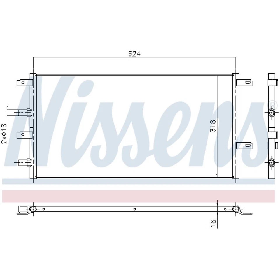 Kühler Wasserkühler Motorkühler passend für Iveco Daily V Pritsche/Fahrgestell - Bild 1 von 1
