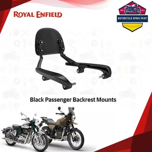 Royal Enfield KXA00625 Black Passenger Extended Backrest Mount for Meteor 350 - Picture 1 of 4