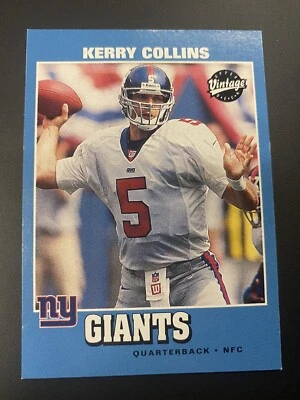 2001 Upper Deck Vintage Football Card #108 Kerry Collins - Image 1 of 2