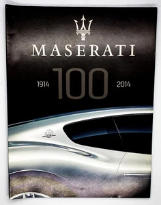 RARE Maserati History 100th Anniversary Commemorative Booklet Brochure 2014 - Picture 1 of 4
