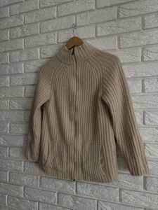 Max Mara Weekend wool zip sweater women size Small - Picture 1 of 13