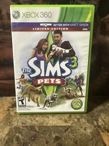 The Sims 3: Pets -- Limited Edition (Microsoft Xbox 360) No Manual Tested Works - Picture 1 of 5