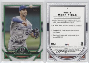 2021 Topps Tribute Green /99 Whit Merrifield #24