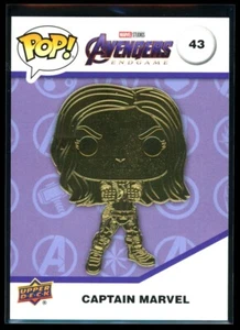 CAPTAIN MARVEL 2023 Upper Deck Funko Marvel Infinity Saga Gold #43 - Picture 1 of 2