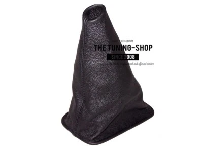 Gear Stick Gaiter For Nissan Almera N16 2002-2006 Black Real Leather - image 1 of 4