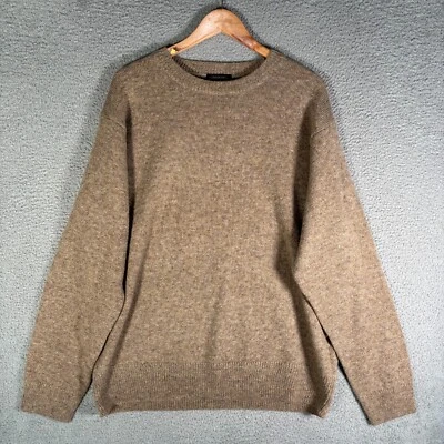 Pendleton Shetland Wool Sweater Men’s XL Brown Crew Neck Washable Knit Pullover - Image 1 of 4