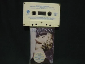 Madonna CASSETTE TAPE True Blue w/ HYPE 1986 1st Oz White TESTED Ex+ FREE POST - Picture 1 of 6