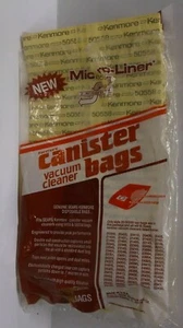 7 Kenmore Canister Vacuum Cleaner Bag Micro Liner Filter 2050558 Sears 50558 - Picture 1 of 4