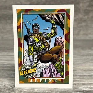1991 Hasbro GI JOE Serie 1 Karte ALPINE #24 - Bild 1 von 2
