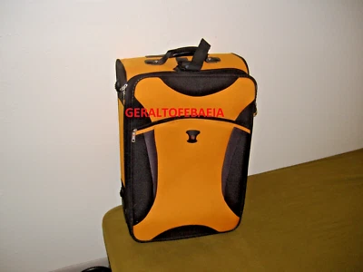 SWISS ARMY SUITCASE, WHEELED LUGGAGE, CARRY ON, RARE ORANGE - Image 1 of 4