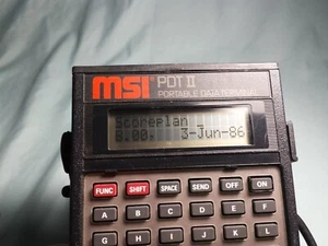 MSI PDT II Portable Data Terminal & PDT-DC Direct Connect Base - Picture 1 of 10