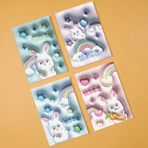 Mini cuadernos pequeños conejo lindos animales 4pk blocs de notas bloc de notas de bolsillo blocs de notas - Imagen 1 de 1