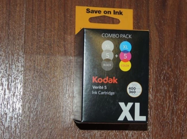 New - Genuine Kodak Verité 5 XL Black + Color XL Ink Cartridges AL11UA Combo - Image 1 of 1
