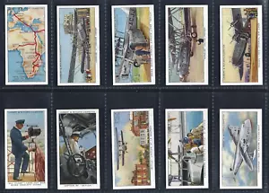 LAMBERT & BUTLER - EMPIRE AIR ROUTES - FULL SET OF 50 CARDS - Picture 1 of 10