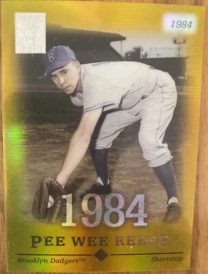 2004 TOPPS TRIBUTE PEE WEE REESE GOLD REFRACTOR #79 30/84 BROOKLYN DODGERS 💎🔥 - Image 1 of 2