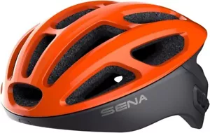 Casco de ciclismo inteligente Sena R1 Bluetooth - mandarina eléctrica - grande - Imagen 1 de 7