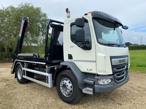 DAF LF 260 FA HIAB SKIP LOADER £ 119950 PLUS VAT FERNDOWN COMM 01202 877345 - Picture 1 of 12