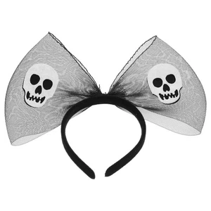 Accesorios para el cabello fantasma diademas para adultos diademas diademas Halloween moño grande para mujeres - Imagen 1 de 12