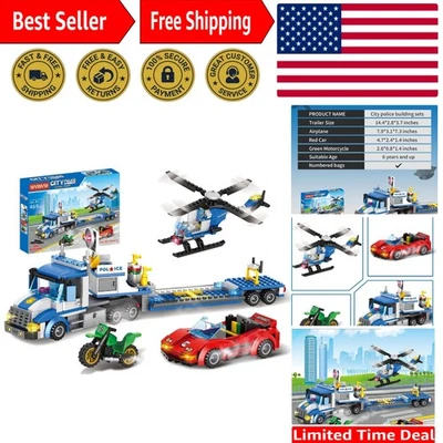 City Police Chase Building Set - 509 Pieces for Exciting Role Play Adventures - Image 1 of 4