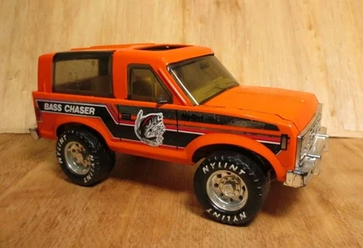 Винтажный Nylint 8 «прессованная сталь бас охотник 80-х Bronco грузовик оранжевый - Изображение 1 из 4