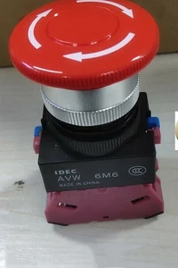 IDEC IDEC 22mm botón parada emergencia AVW411R entrega - Imagen 1 de 7