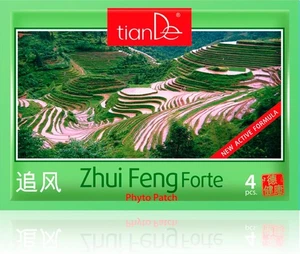 tianDe Zhui Feng Forte Cosmetic Body Phyto Patch 4x pcs per pack - Picture 1 of 1