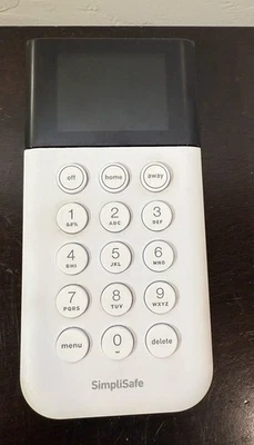 SimpliSafe SSKP3 Home Security System Wireless Keypad Remote White GENUINE w1 - Image 1 of 4