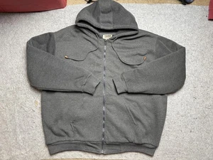 Duke Ultimate Sweatshirt Hoodie Herren 3X grau Full Zip Sherpa gefüttert Jacke - Bild 1 von 11