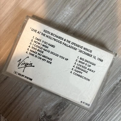 PROMO COPY KEITH RICHARDS AND THE X-PENSIVE WINOS - LIVE AT THE PALLADIUM ‘88  - Image 1 of 4