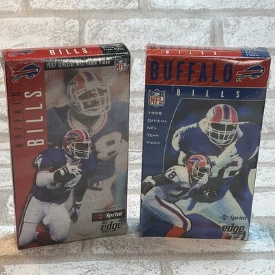 Buffalo Bills NFL Team Video Lot 1997 & 1998 VHS Tapes Sealed Vintage - Image 1 of 4