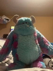 Disney Monsters Inc Sulley Buildabear with Horns and Furry Texture - Picture 1 of 4