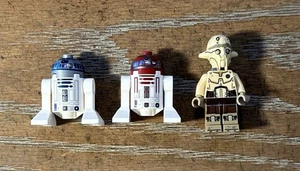 Lego Star Wars Droid Minifigures R2D2 R4-P17 And Professor Huyang See Images Lot - Picture 1 of 2