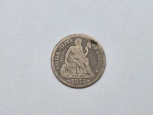1873 mit Pfeilen Freiheit sitzender Silbergroschen gut 51109 - Bild 1 von 2