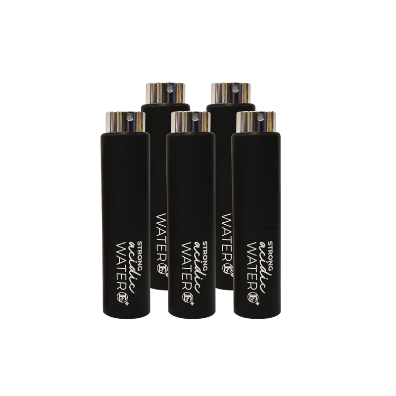 Enagic Kangen Leveluk Handy Spray Modern Design 20 mL Black 5 Bottles Water NEW - Image 1 of 1