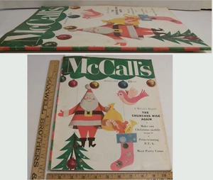 1954 DECEMBER McCALL'S MAGAZINE Betsy McCall CHRISTMAS CRAFTS NUTCRACKER BALLET - Picture 1 of 23