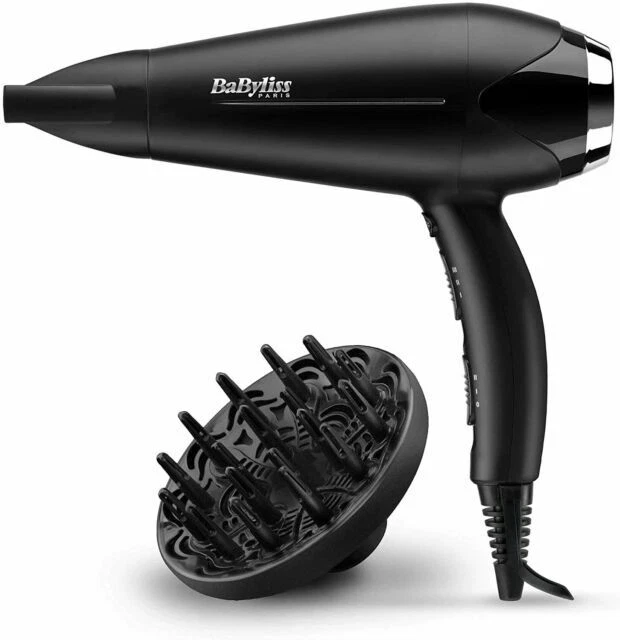 BaByliss Turbo Smooth 2200 Sèche-cheveux Standard avec Technologie Ionique - Noir