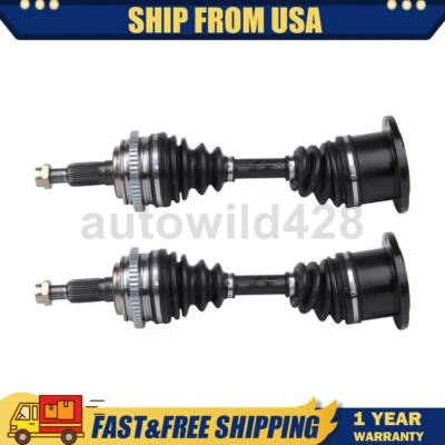 Conjunto de 2 ejes delanteros CV para GMC K1500 1992-1994 Suburban 1990-1991 GMC K2500 Foto 1 de 3