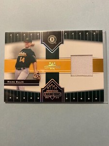 A26,110 - 2005 Donruss Champions Impressions Material #218 Mark Ellis Jersey