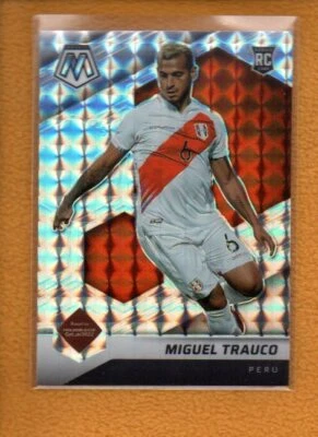 Miguel Trauco 2021-22 Panini Mosaic FIFA Rookie Mosaic Prizm RC #41 Peru - Image 1 of 2