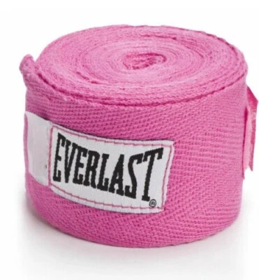 Everlast Classic Hand Wraps 120 Inches Boxing, Fitness, MMA Training, PINK NEW - Image 1 of 2
