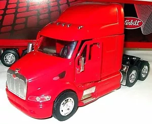 CAMION LONG HAULER PETERBILT RED NEWRAY 1/32 DIECAST TRUCK COLLECTOR'S MODEL,NEW - Picture 1 of 12