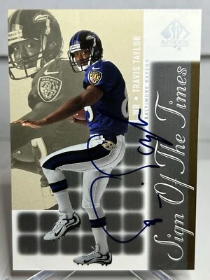 Travis Taylor - 2000 SP Authentic - Sign of the Times #TT 🔥Ravens🔥 (AU, RC) - Image 1 of 2