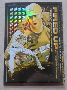Josh Hader 2019 Topps Fire Fired Up Gold Minted #FIU-5 Milwaukee Brewers - Picture 1 of 2