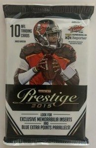 (HCW) 2015 Panini Prestige Football NFL Pack - 10 Cards Per Pack